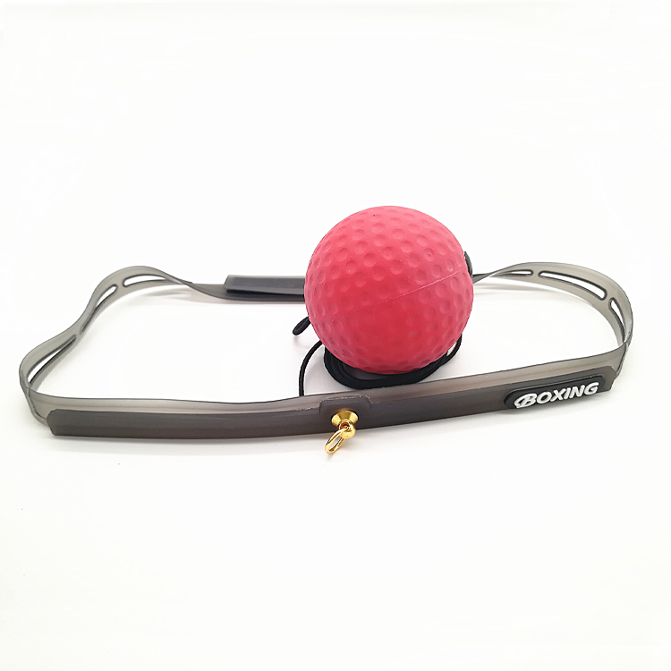 E1 1 Ball Boxing Punch Reflex Trainer with Elastic String, Lightweight Headband Stress Relief Workout Equipment