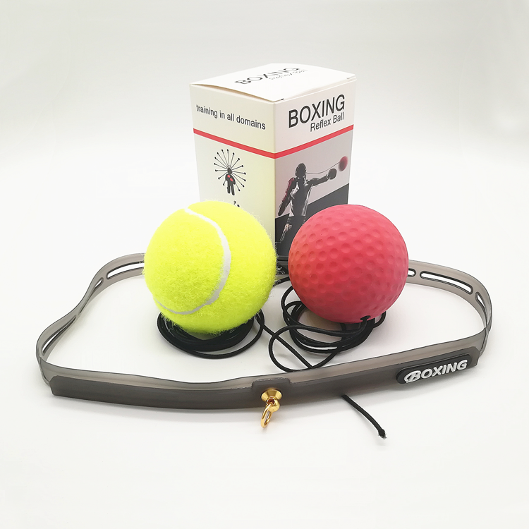 E2 Boxing Speed Punch Reflex Ball 2 Ball Pack, Adjustable Head Mounted Training Ball for Adults & Kids