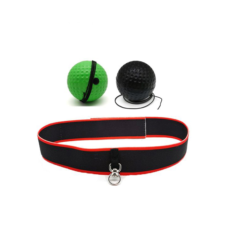 F2 Headband Boxing Reflex Ball 2 Balls Set, Sweat Resistant Head Mounted Punch Ball for Daily Workout