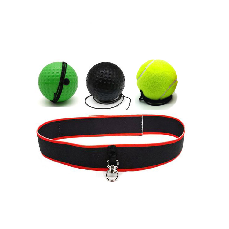 F3 3 Level Head Worn Boxing Reaction Ball Kit, Portable Combat Sports Trainer for Beginners to Professional Boxers