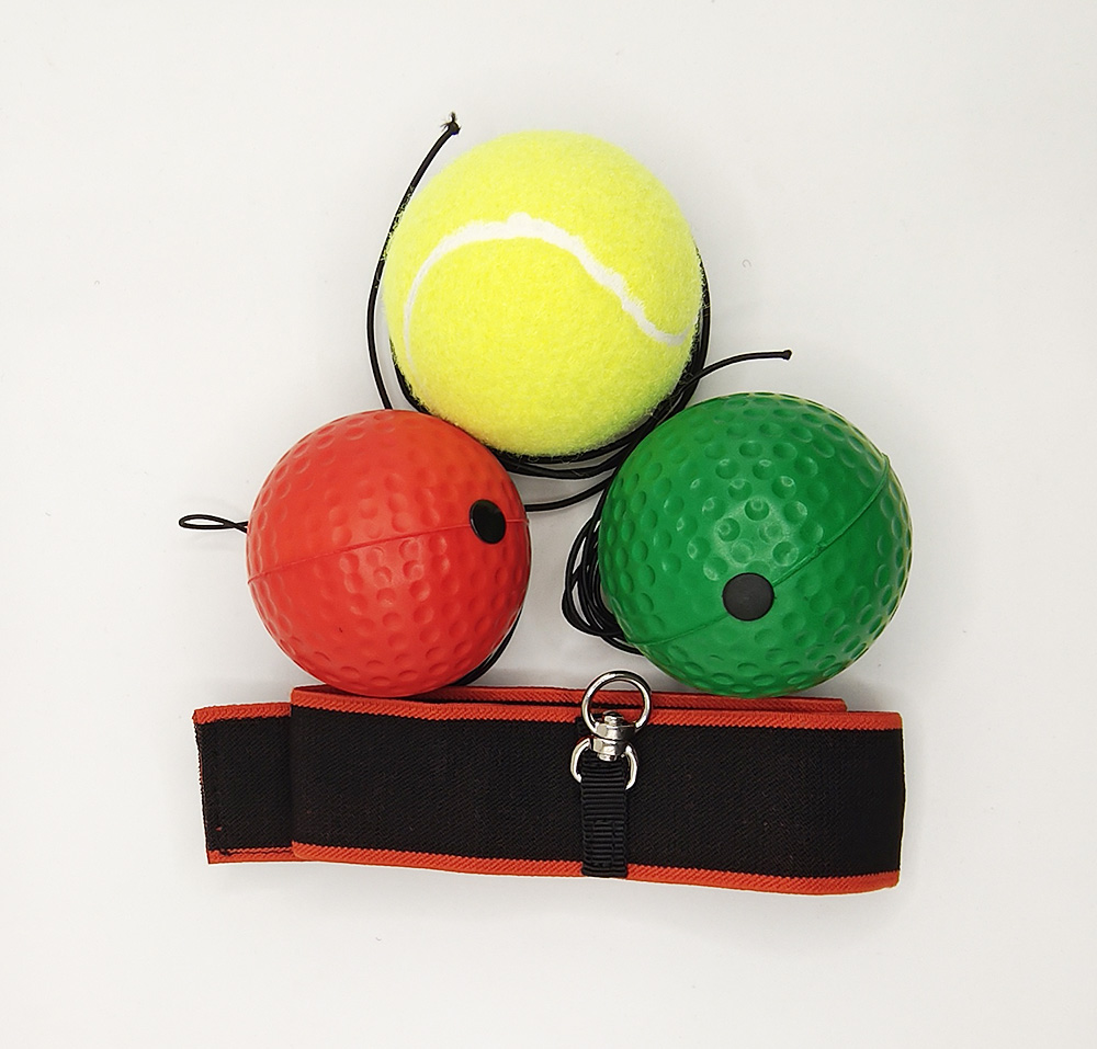 F3 3 Level Head Worn Boxing Reaction Ball Kit, Portable Combat Sports Trainer for Beginners to Professional Boxers