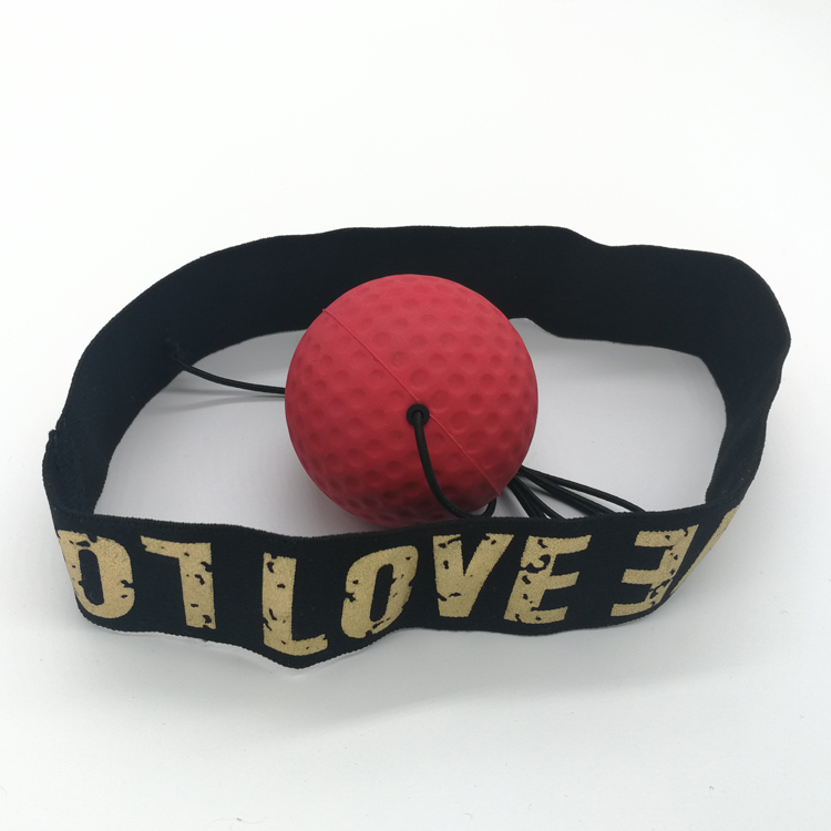 A1 Boxing Reflex Ball 1 Pack with Adjustable Headband, Head Mounted Punching Ball for Hand Eye Coordination Training