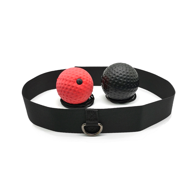 B2 Head Mounted Boxing Reaction Ball 2 Balls Kit, Beginner & Advanced Speed Trainer for Boxing MMA Fitness