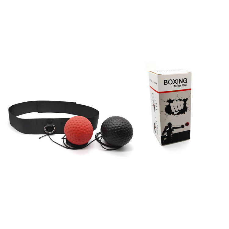 B2 Head Mounted Boxing Reaction Ball 2 Balls Kit, Beginner & Advanced Speed Trainer for Boxing MMA Fitness