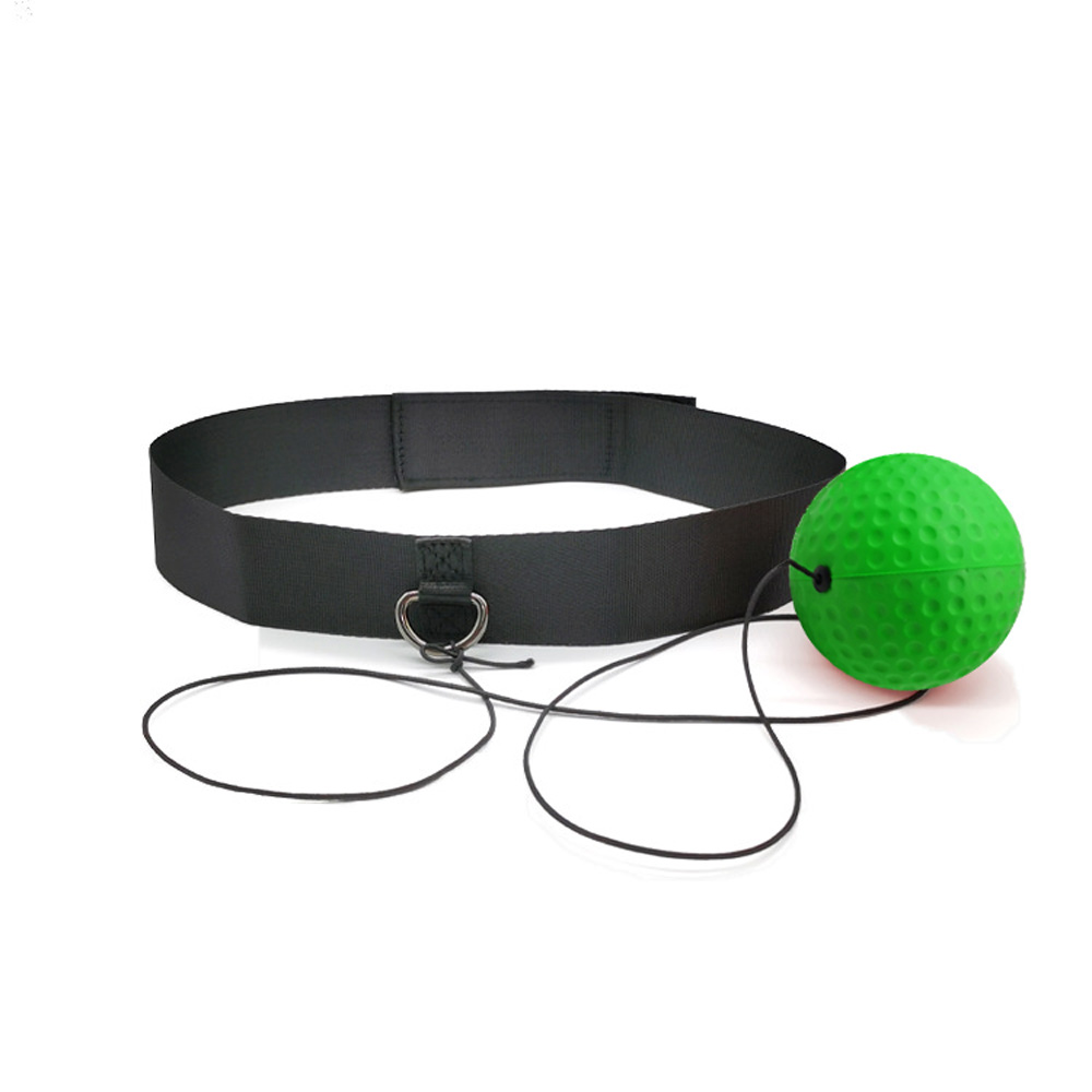 B4 4 Pack Boxing Reflex Ball Complete Set Adjustable Headband, 4 Difficulty Head Mounted Punch Training Balls