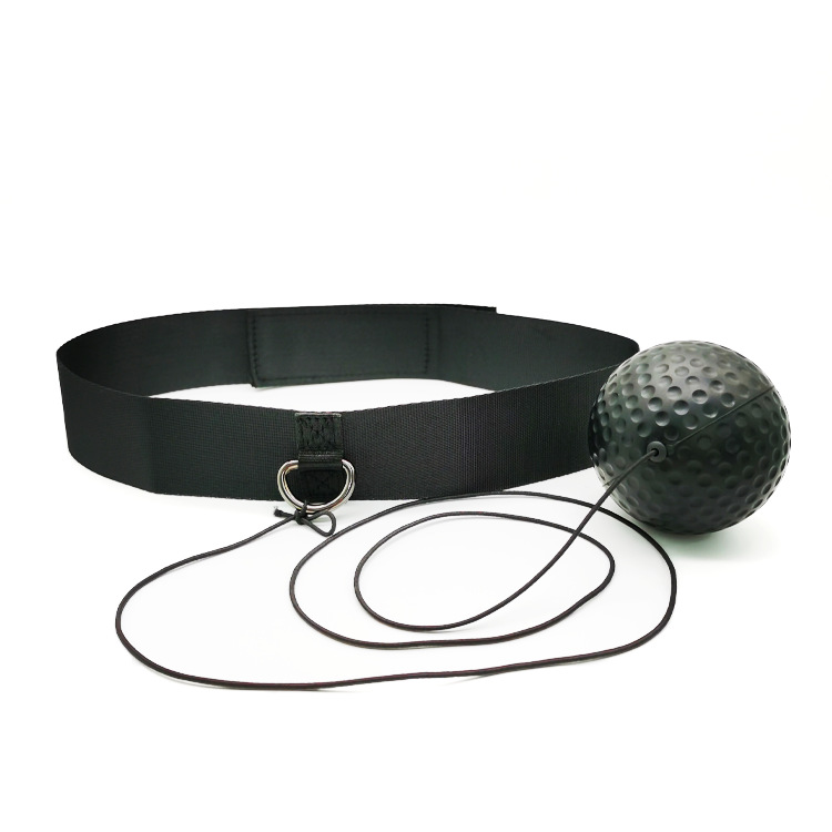 B4 4 Pack Boxing Reflex Ball Complete Set Adjustable Headband, 4 Difficulty Head Mounted Punch Training Balls