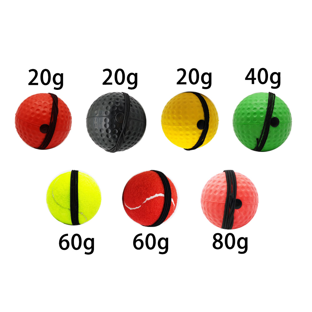 B4 4 Pack Boxing Reflex Ball Complete Set Adjustable Headband, 4 Difficulty Head Mounted Punch Training Balls