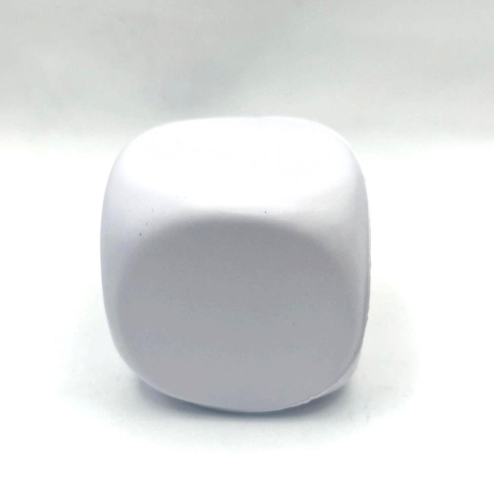 5.2cm Dice Shaped PU Stress Squeeze Ball Custom Color & Custom Logo Hand Grip Training Ball