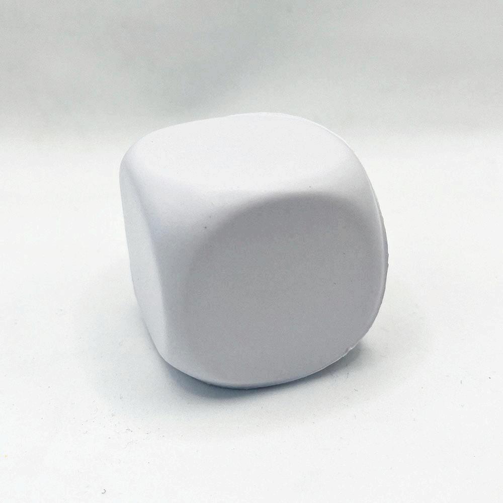 5.2cm Dice Shaped PU Stress Squeeze Ball Custom Color & Custom Logo Hand Grip Training Ball