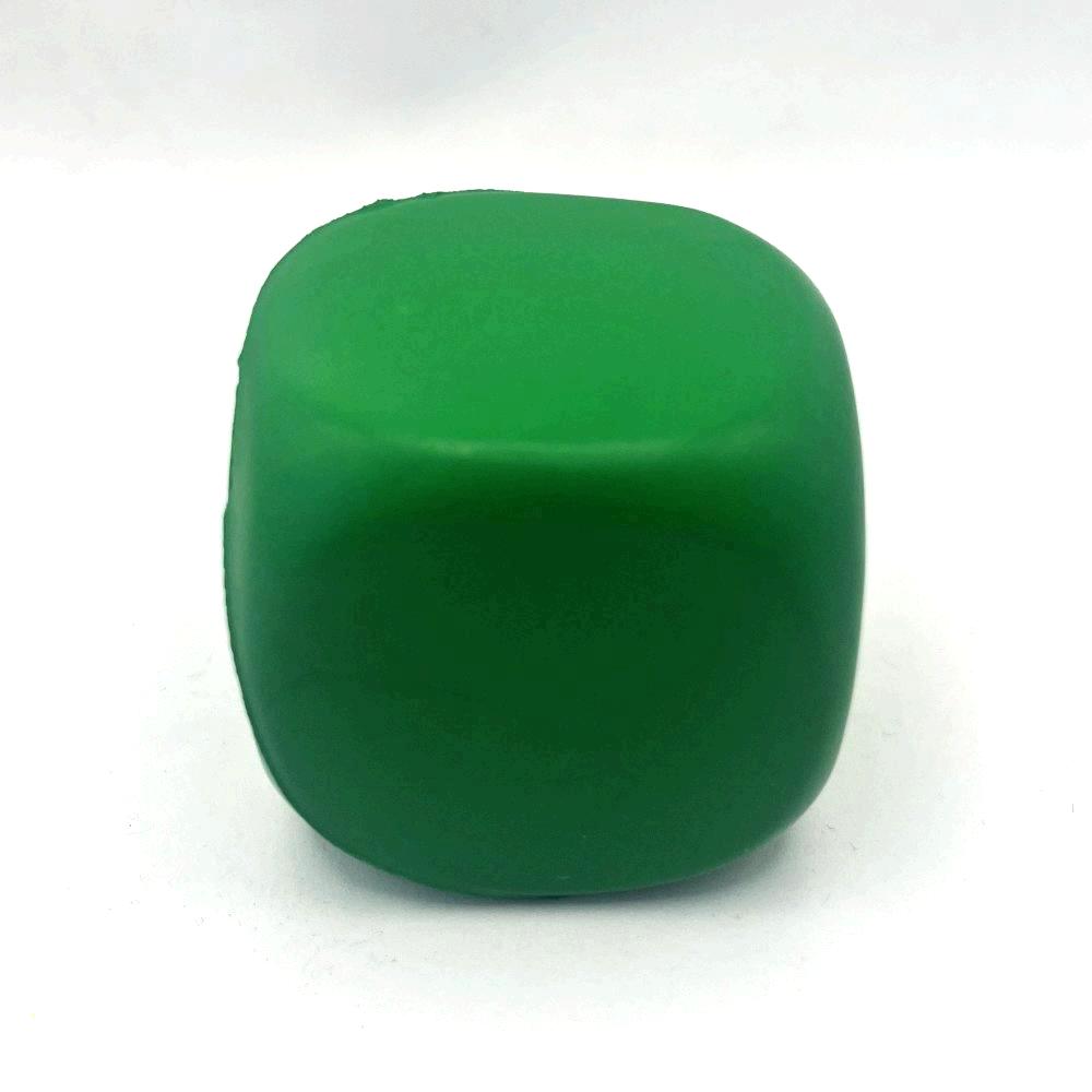 5.2cm Dice Shaped PU Stress Squeeze Ball Custom Color & Custom Logo Hand Grip Training Ball