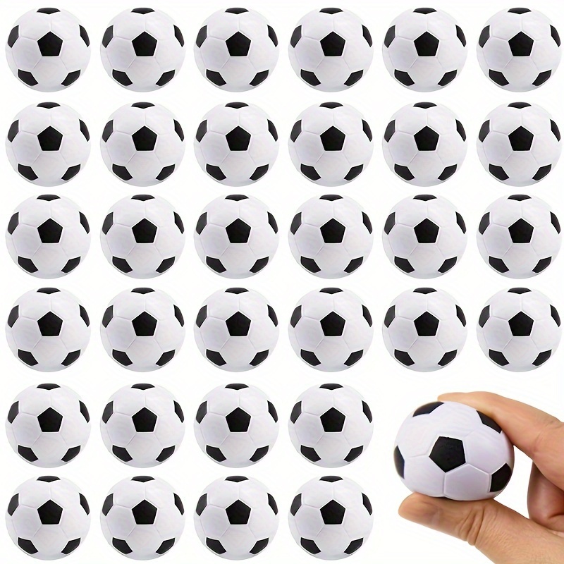 4cm/6.3cm Soccer Ball Shaped PU Stress Squeeze Ball Custom Color & Custom Logo Sports Hand Grip Exercise Ball