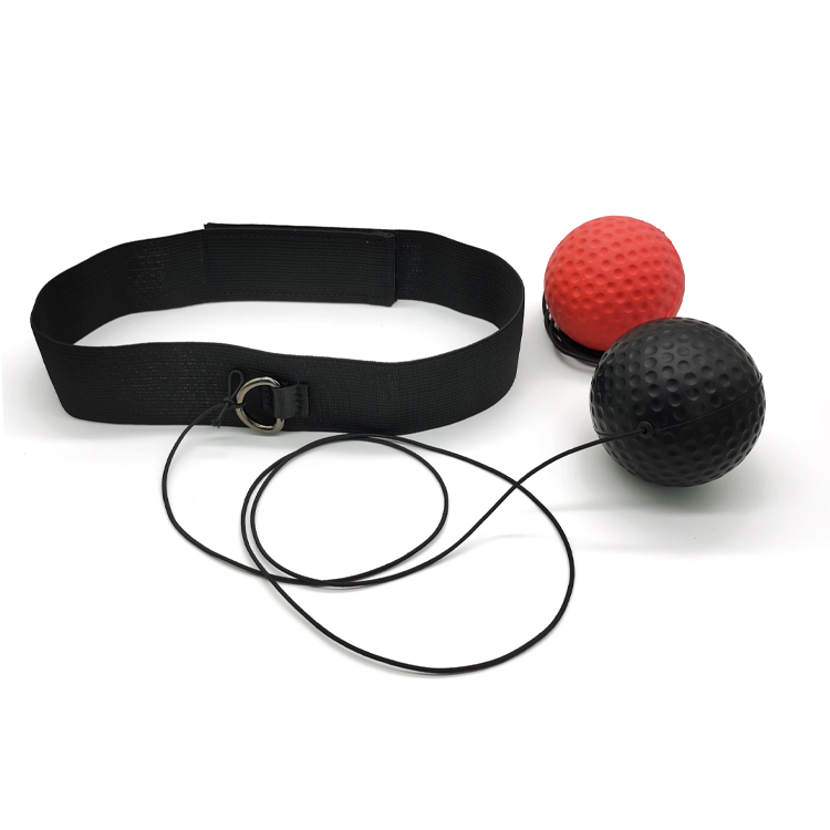 C2 2 Balls Boxing Reflex Head Mounted Kit, All Ages Indoor Outdoor Boxing Reaction Practice Equipment