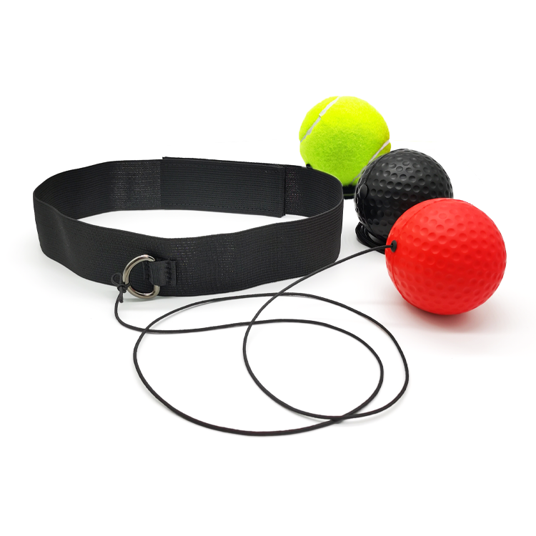 C3 Three Difficulty Boxing Reflex Balls Headband Set, Maximize Hand Eye Coordination Reaction Speed Home Gym Gear