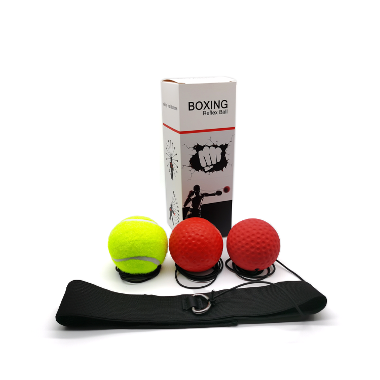 C3 Three Difficulty Boxing Reflex Balls Headband Set, Maximize Hand Eye Coordination Reaction Speed Home Gym Gear