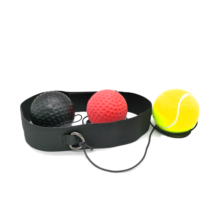 C3 Three Difficulty Boxing Reflex Balls Headband Set, Maximize Hand Eye Coordination Reaction Speed Home Gym Gear